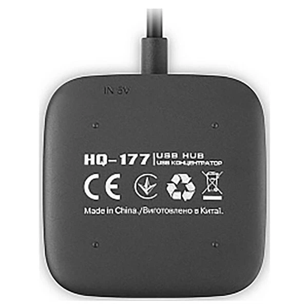 USB Hub REAL-EL HQ-177, USB, Чорний - 499731 - Фото 8 USB Hub REAL-EL HQ-177, USB, Чорний - 499731 - зображення 8