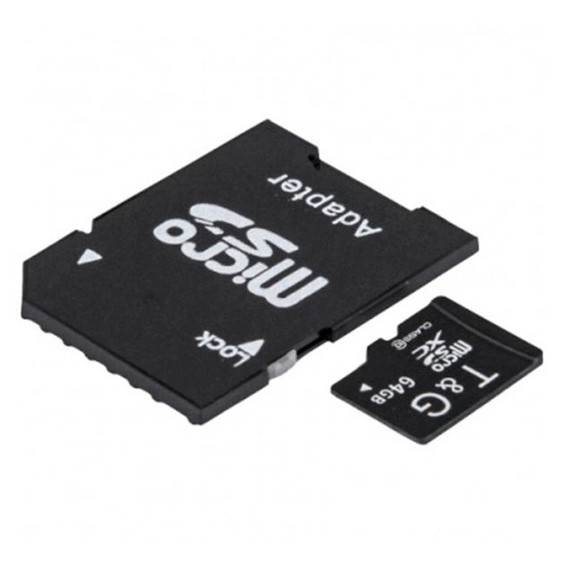 Карта памяти T&G MicroSDXC UHS-1, 64 Гб., Черный - 344857 - Фото 2 Карта памяти T&G MicroSDXC UHS-1, 64 Гб., Черный - 344857 - изображение 2