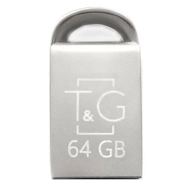 USB Flash T&G Metal 107, 64 Гб., Срібний - 318934 - зображення 2
