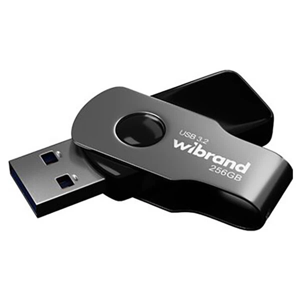 USB Flash Wibrand Lizard, 256 Гб., Чорний - 486788 - зображення 2