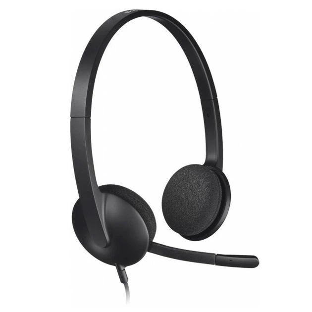 Наушники Logitech H340, С микрофоном, Черный - 368816 - изображение 3