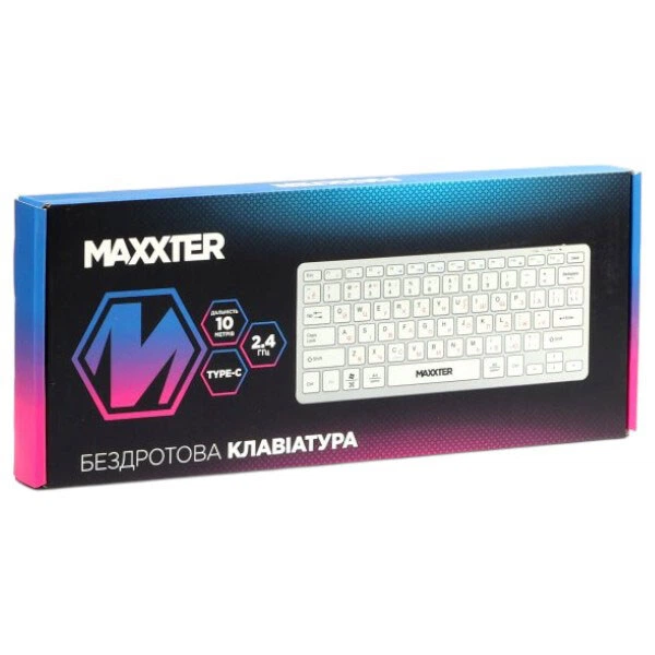 Клавиатура Maxxter KBW-C01S-UA, Серебряный - 593643 - изображение 5