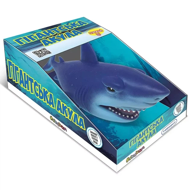Стретч-игрушка #Sbabam Гигантская акула синяя (66/CN21-2) - Фото 4 Стретч-игрушка #Sbabam Гигантская акула синяя (66/CN21-2) - изображение 4