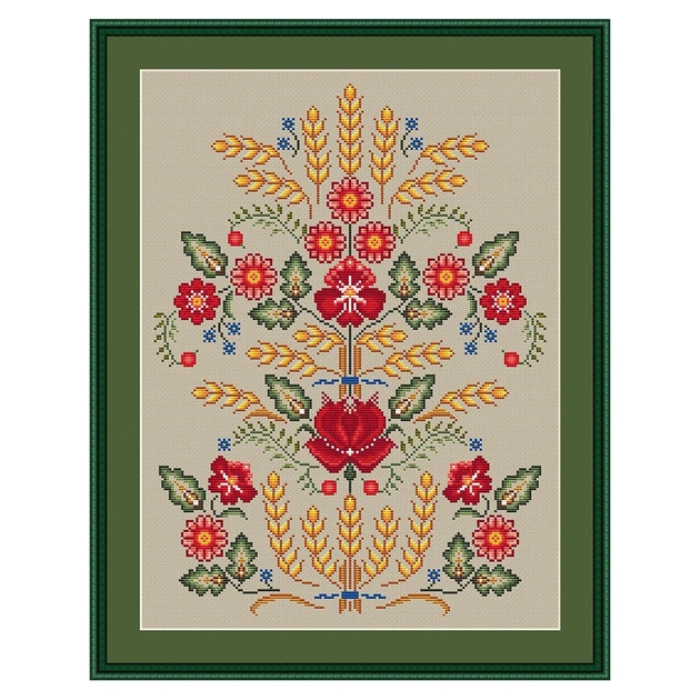 Набор для вышивки крестиком "Дидух", 240061, 25*35см, Little Stitch - готовый комплект для вышивания с канвой, схемой и мулине - Фото 1 Набор для вышивки крестиком "Дидух", 240061, 25*35см, Little Stitch - готовый комплект для вышивания с канвой, схемой и мулине - изображение 1