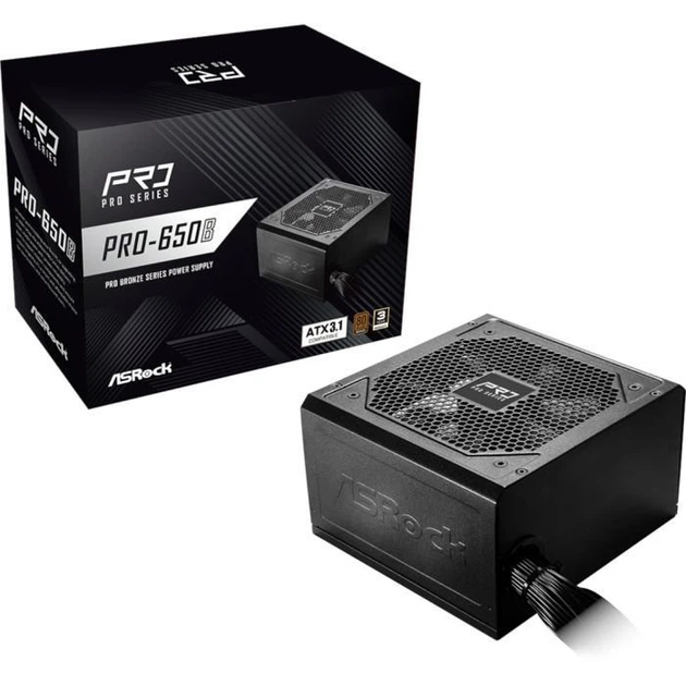 Блок живлення ASRock PRO-650B 325940 - зображення 5