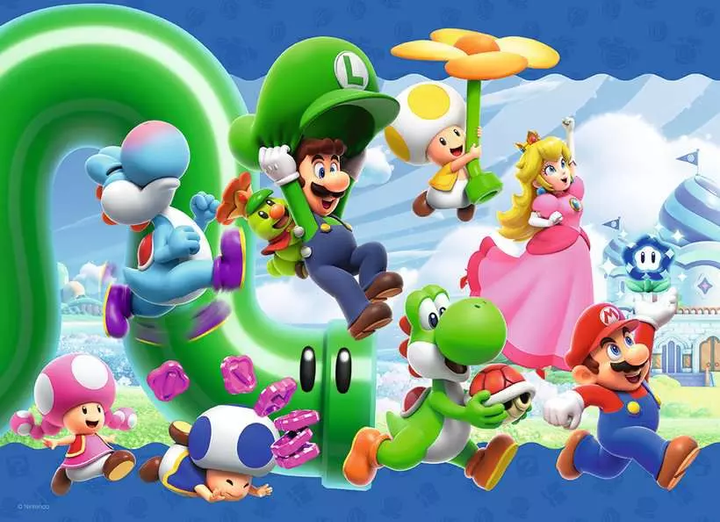Zestaw puzzli Ravensburger Super Mario 4 x 100 elementów 12004321 (4005555043218) - obraz 3