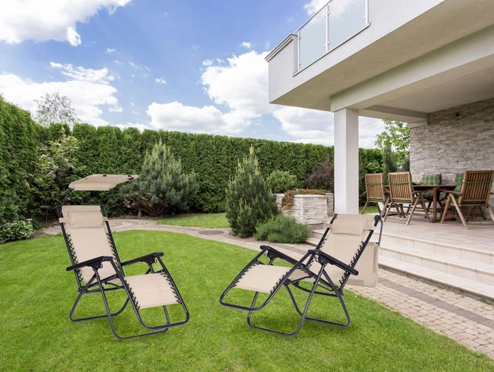 Leżak ModernHome by Multistore ZRL009-R BEIGE - obraz 6