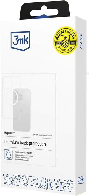 Панель 3MK MagCase для Samsung Galaxy S25 Transparent (5903108637589) - зображення 2