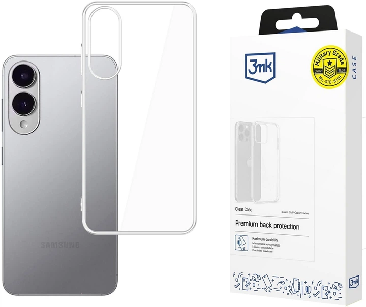 Панель 3MK Clear Case для Samsung Galaxy S25 Edge Transparent (5903108643542) - зображення 2