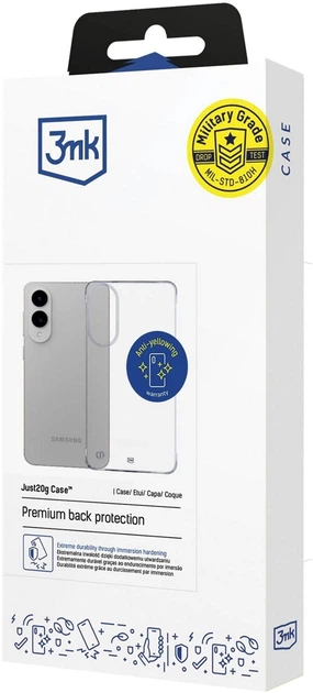 Панель 3MK Just20g Clear Case для Samsung Galaxy S25 Edge Transparent (5903108651806) - зображення 2