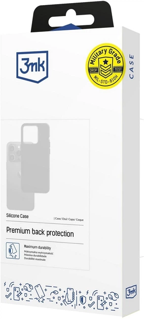 Панель 3MK Silicone Case для Samsung Galaxy S25 Edge Black (5903108651875) - зображення 2