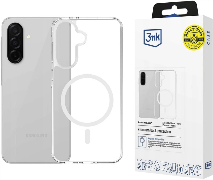 Панель 3MK Armor MagCase для Samsung Galaxy A56 Transparent (5903108658591) - зображення 2