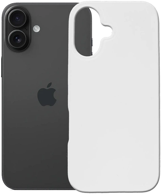 Панель 3MK Hardy MagSilicone для Apple iPhone 16 White (5903108662024) - зображення 1