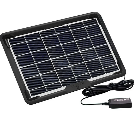 Портативна сонячна панель 4W + USB-кабель з перехідниками - Фото 4 Портативна сонячна панель 4W + USB-кабель з перехідниками - зображення 4