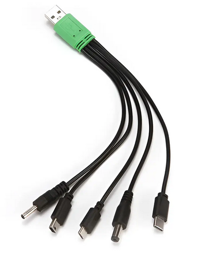 Портативна сонячна панель 4W + USB-кабель з перехідниками - Фото 6 Портативна сонячна панель 4W + USB-кабель з перехідниками - зображення 6