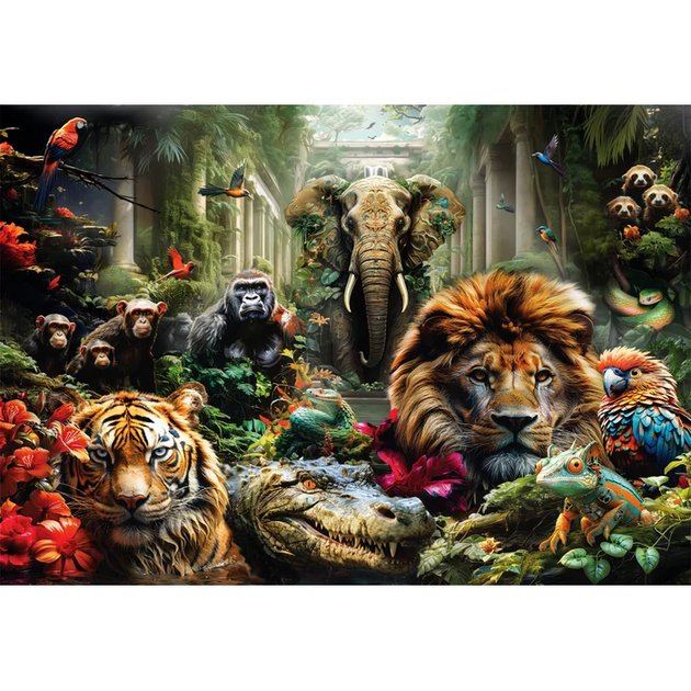 Пазл Clementoni: High Quality Collection — Mystic Jungle / Мистические джунгли (1000 элементов) — 39987 - изображение 2
