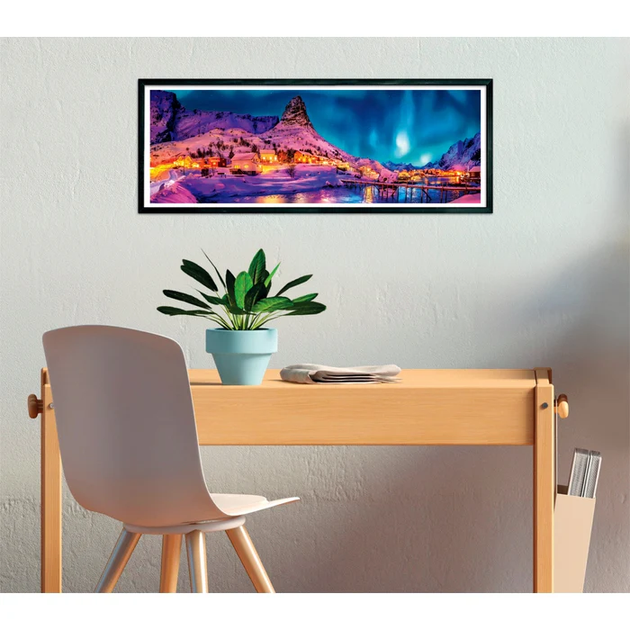 Пазл Clementoni: High Quality Collection — Colorful Night over Lofoten / Барвиста ніч над Лофотенськими островами (1000 елементів) — 39870 - зображення 4
