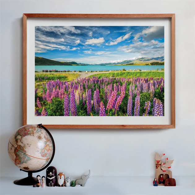Пазл Clementoni: High Quality Collection — Lupins at Lake Tekapo / Люпин на озері Текапо (1500 елементів) — 31731 - зображення 3