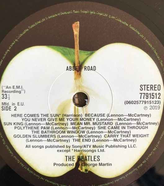 Виниловый диск THE BEATLES - ABBEY ROAD LP - Фото 3 Виниловый диск THE BEATLES - ABBEY ROAD LP - изображение 3