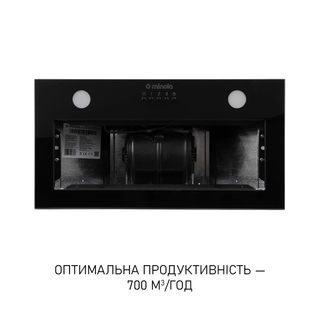 Вытяжка Minola HBI 52621 BL GLASS 700 LED - изображение 13