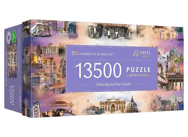 Пазли Trefl 13500 елементів - Безмежна колекція: Захмарні міста 81030 - Фото 1 Пазли Trefl 13500 елементів - Безмежна колекція: Захмарні міста 81030 - изображение 1