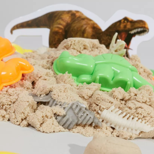 Набор детский кинетический песок Dino Discovery с формочками для лепки творчество JDT-0849283 - изображение 4