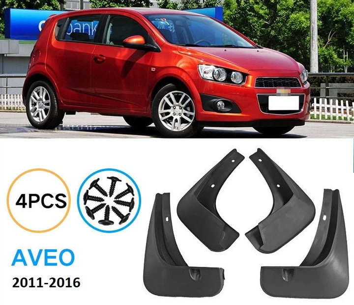 Брызговики для Chevrolet Aveo T300 2011-2016 - изображение 2