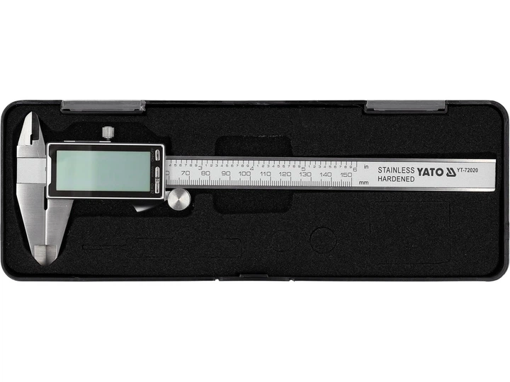 Suwmiarka cyfrowa Yato 150 mm z wyświetlaczem LCD 2.4" YT-72020 (5906083120909) - obraz 4