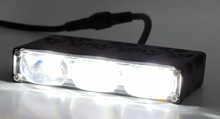 Світлодіодні фари External SpotLight L27 55W на три лінзи W-Y-Multicolor 12-80V - зображення 5