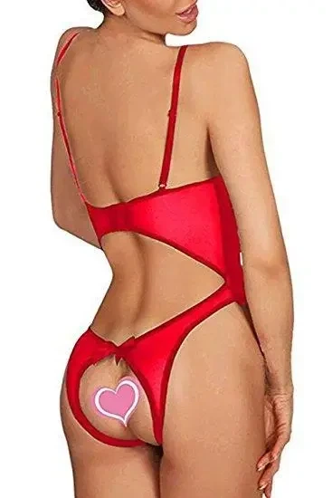 Кружевное боди прозрачное на бретелях с открытой грудью 2XL-3XL красный (4/20) - Фото 2 Кружевное боди прозрачное на бретелях с открытой грудью 2XL-3XL красный (4/20) - изображение 2