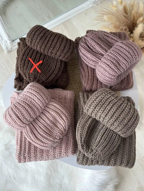 Хомут восьмерка крупная вязкая одинарная с 2 отворотом One Size Черный (Хомут Джинжер) - Фото 7 Хомут восьмерка крупная вязкая одинарная с 2 отворотом One Size Черный (Хомут Джинжер) - изображение 7