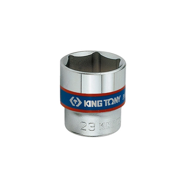 Головка торцевая хромированная 3/8" KING TONY, 13мм (6 гранн.) - Фото 1 Головка торцевая хромированная 3/8" KING TONY, 13мм (6 гранн.) - изображение 1