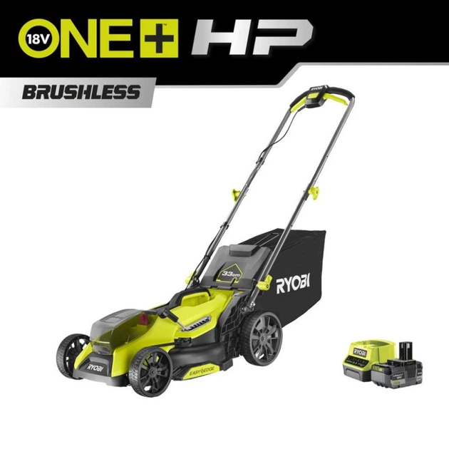 Газонокосилка аккумуляторная бесщеточная RYOBI RY18LMX33A-150 - изображение 2