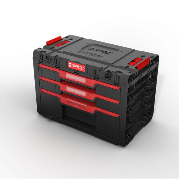 Ящик для инструментов QBRICK SYSTEM PRIME DRAWER 3 TOOLBOX BASIC IP66 (542x335x369мм) (5901238262282) (SKRQPRIMD3BCZAPG003) - Фото 1 Ящик для инструментов QBRICK SYSTEM PRIME DRAWER 3 TOOLBOX BASIC IP66 (542x335x369мм) (5901238262282) (SKRQPRIMD3BCZAPG003) - изображение 1