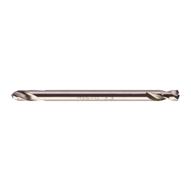 Сверло по металлу HSS-G MILWAUKEE, DIN 1412 C, диаметр 3,3х49х12мм, двустороннее, (10шт), пластиковая коробка - Фото 2 Сверло по металлу HSS-G MILWAUKEE, DIN 1412 C, диаметр 3,3х49х12мм, двустороннее, (10шт), пластиковая коробка - изображение 2