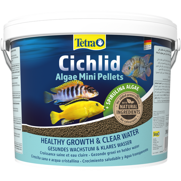 Корм Tetra Cichlid Algae Mini для акваріумних цихлід гранули 10 л/3,9 кг - зображення 4