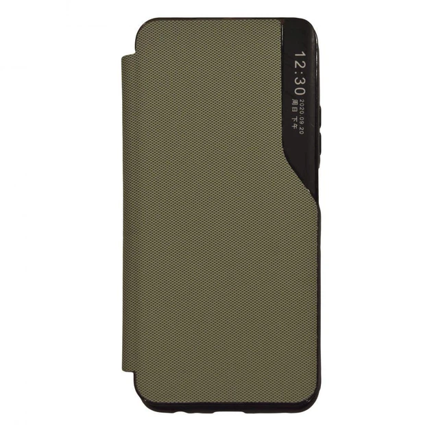 Чохол-книжка Business Fabric для Xiaomi Redmi Note 10 Green - Фото 1 Чохол-книжка Business Fabric для Xiaomi Redmi Note 10 Green - зображення 1