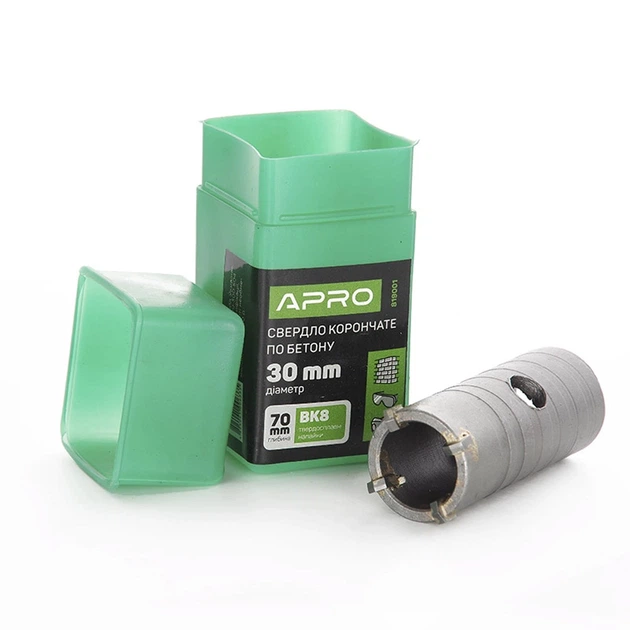 Сверло корончатое Apro 819001 30 мм - Фото 4 Сверло корончатое Apro 819001 30 мм - изображение 4