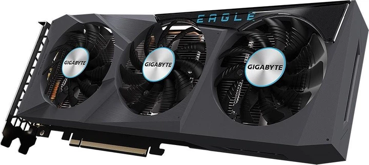 Видеокарта Gigabyte AMD Radeon RX 6600 8Gb EAGLE (GV-R66EAGLE-8GD) (GDDR6, 128 bit, PCI-E v4.0 x8) Б/у - изображение 2