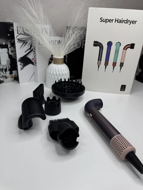 Профессиональный фен для идеальных локонов - r Curly+Coily Jasper Plum - изображение 5