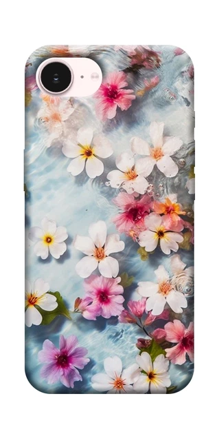 Чохол Floating flowers для iPhone 17e - Фото 1 Чохол Floating flowers для iPhone 17e - зображення 1