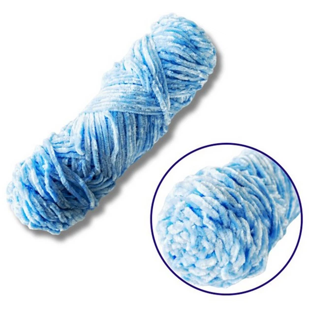 Пряжа плюшевая синель Brushme PP111, 100 грамм, 100% полиэстер, светло-голубой - Фото 1 Пряжа плюшевая синель Brushme PP111, 100 грамм, 100% полиэстер, светло-голубой - изображение 1