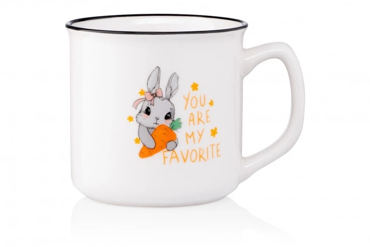 Чашка фарфоровая Ardesto «Cute rabbit» 320 мл (AR3460) - Фото 1 Чашка фарфоровая Ardesto «Cute rabbit» 320 мл (AR3460) - изображение 1