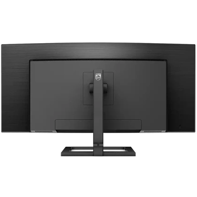 TFT 34' Philips 346E2CUAE, VA, вигнутий, WQHD, DP, HDMI, USB-С, HAS, колонки, чорний - зображення 4
