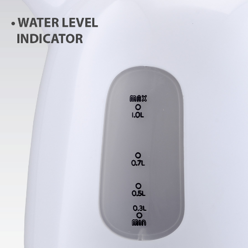 Електрочайник 1л 900-1100W пластик (диск) MR-012-GREY Maestro - зображення 4
