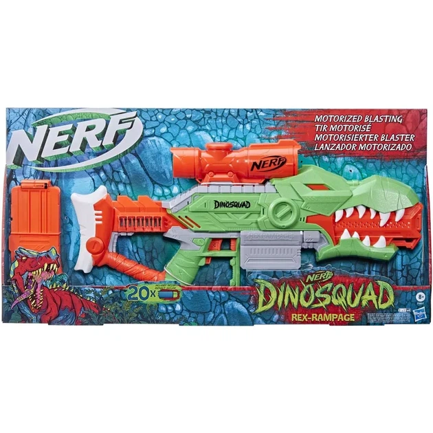 Бластер Hasbro Nerf Dinosquad Rex-Rampage (F0807) - изображение 5
