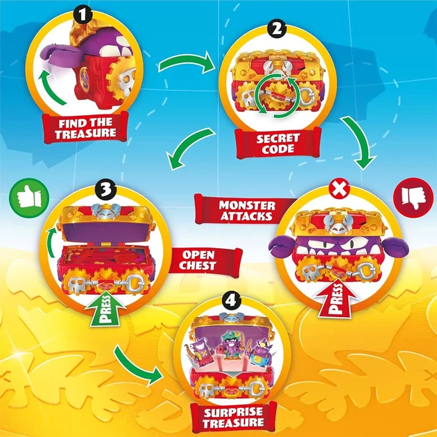 Игровой набор Piratix Сундук с сокровищами (PPXSP116IN00) - изображение 5