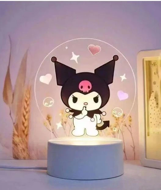 Детский ночник Куроми для девочки 3D LED настольная лампа, декоративный светильник лампа для детей Куруми питание от USB - Фото 1 Детский ночник Куроми для девочки 3D LED настольная лампа, декоративный светильник лампа для детей Куруми питание от USB - изображение 1