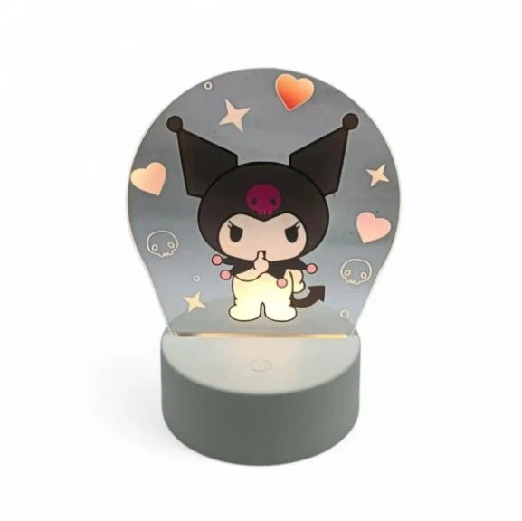 Детский ночник Куроми для девочки 3D LED настольная лампа, декоративный светильник лампа для детей Куруми питание от USB - Фото 3 Детский ночник Куроми для девочки 3D LED настольная лампа, декоративный светильник лампа для детей Куруми питание от USB - изображение 3