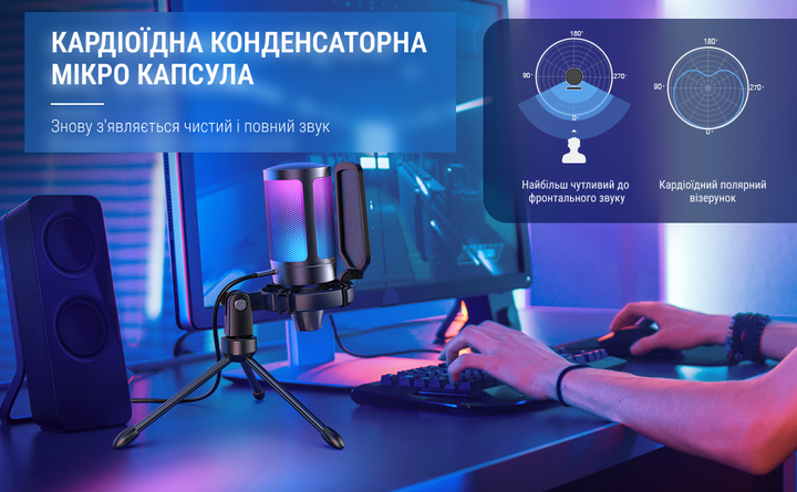 USB мікрофон Fifine A6V - зображення 10